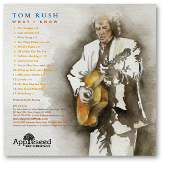 Tom Rush: What I Know_back