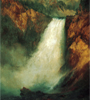 Lower Falls of the Yellowstone, oil on canvas, Thomas Moran